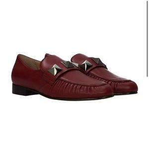 Valentino Garavani red ruby loafers